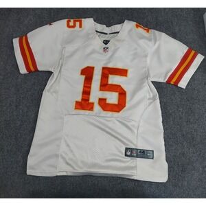 Kansas City Chiefs Mahomes Jersey Mens 44 Nike Onfield Players NFL White Red #15